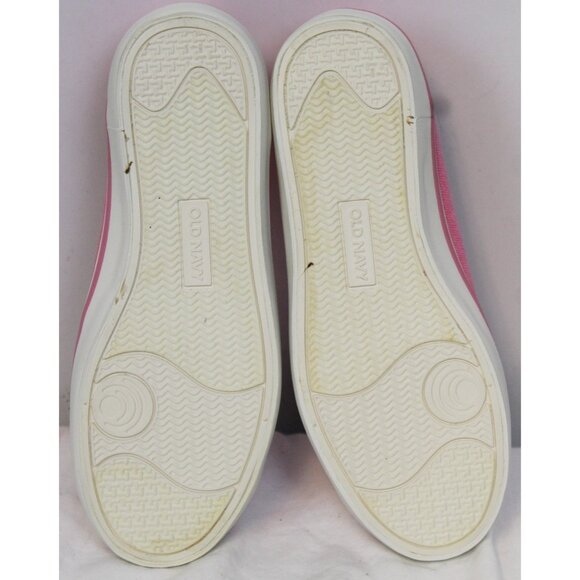 NWT Old Navy Pink Ballet Canvas Sneakers Shoes Slip on Girls sz 2 Late Y2K - Picture 6 of 6